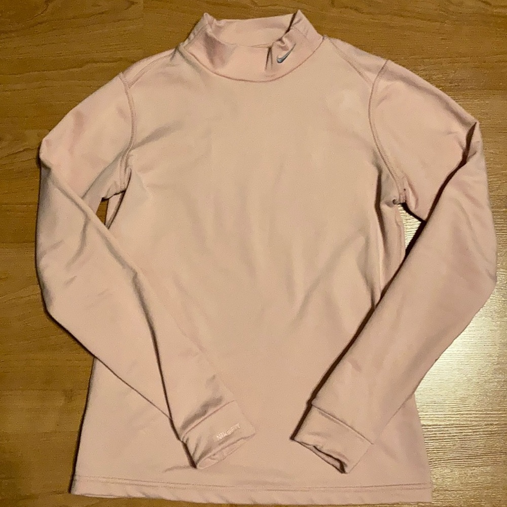 Nike Thermal SZ M Pink Long Sleeve Shirt